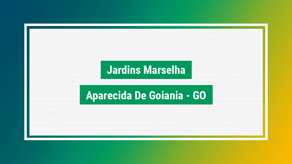 Imagem ilustrativa do bairro Jardins Marselha em Aparecida de Goiânia GO